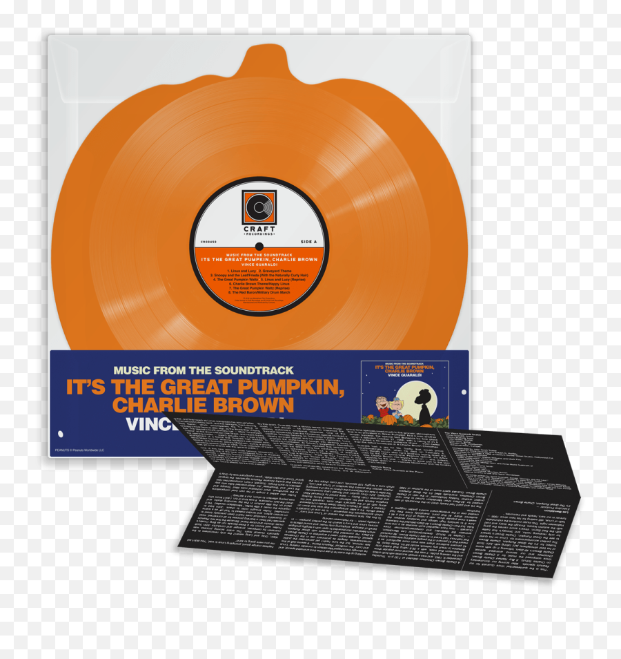 Itu0027s The Great Pumpkin Charlie Brownu0027 Soundtrack Set For - Vince Guaraldi The Great Pumpkin Charlie Brown Pumpkin Shape Vinyl Emoji,Emoticons Facebook Animated Charlie Brown