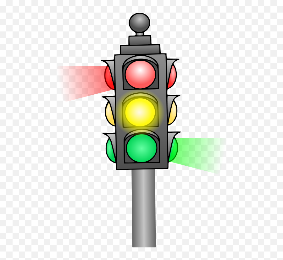 Traffic Light Clip Art - Traffic Light Transparent Gif Emoji,Red Light Emoji