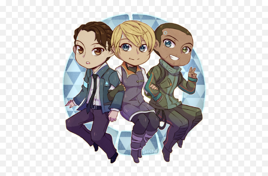 Markus Detroit Become Human Fanart - Detroit Become Human Fanart Connor Kara Markus Emoji,Detroit Become Human Android Emoji