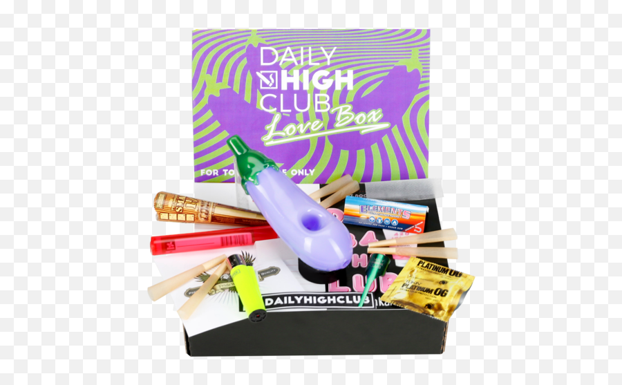 Unboxing Daily High Clubu0027s February Smoking Supplies - Daily High Club Box Emoji,Emoji Combos