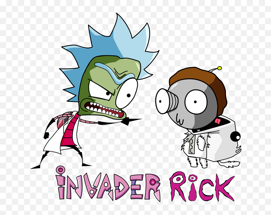 Rick And Morty As The Invader Zim We Missed From Childhood Emoji,Fairly Oddparents Love Is An Empty Emotion