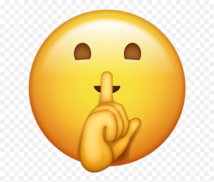 Shh Emoji - Transparent Background Shh Emoji Png,Secret Emoji