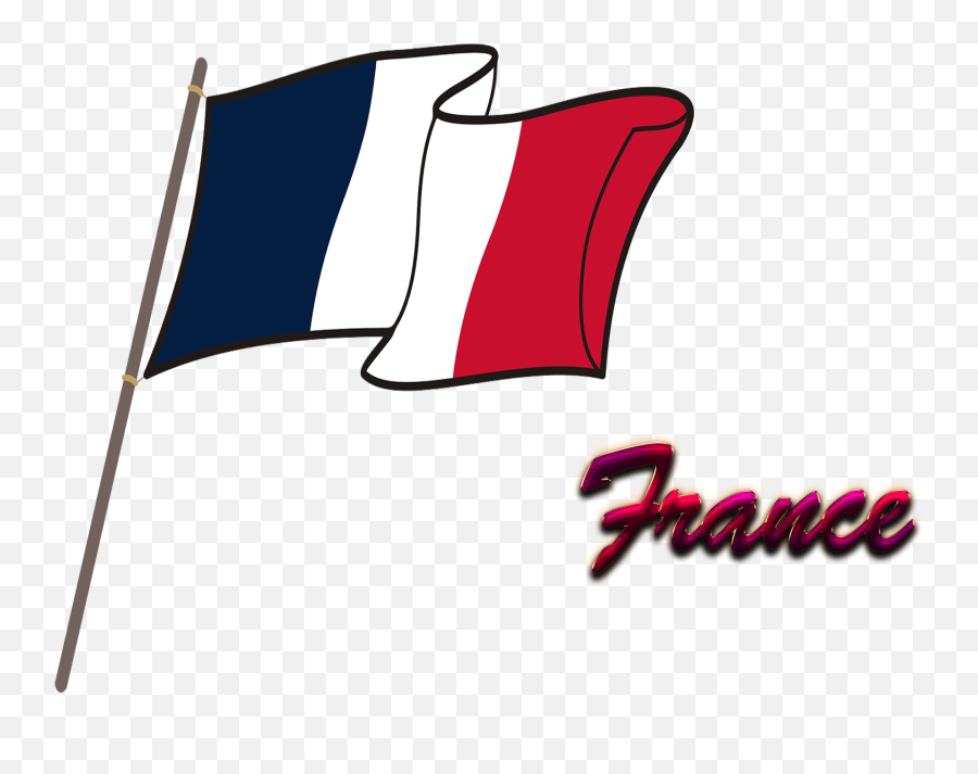 France Flag Png Background - Flag Transparent Cartoon Vertical Emoji,France Flag Emoji