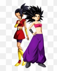 Female Saiyans Of Universe 6 Caulifla U0026 Kale Dbs Render - Caulifla And Kale Emoji,Kale Emoji