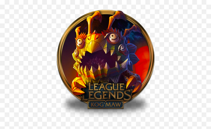 Kogmaw Lion Dance Icon League Of Legends Gold Border Emoji,Lion Statue Emoji