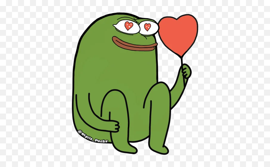 Telegram Sticker From Bugado Pepe - 1k Pack Emoji,Pepe Heart Emoji