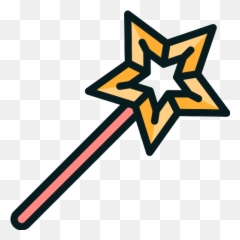 Multicolor Magic Wand Outline Svg Vectors And Icons - Png Emoji,Magic Wand Emoji