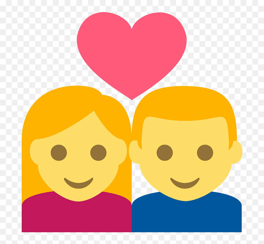 Couple With Heart Id 152 Emojicouk - Types Of Couples Relationships,Heart Emoji\