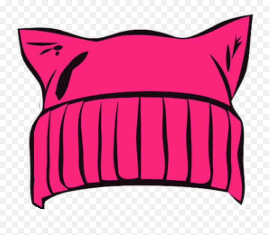 Pussyhat Hat Pinkhat Cathat Resist Sticker By B Happy - Womens March Hat Transparent Emoji,Nasty Woman Emoji