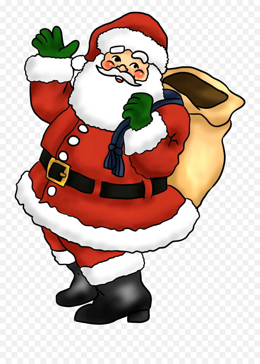 Santa Free To Use Clipart - Clipartix Santa Claus Clip Art Emoji,Santa Emoji