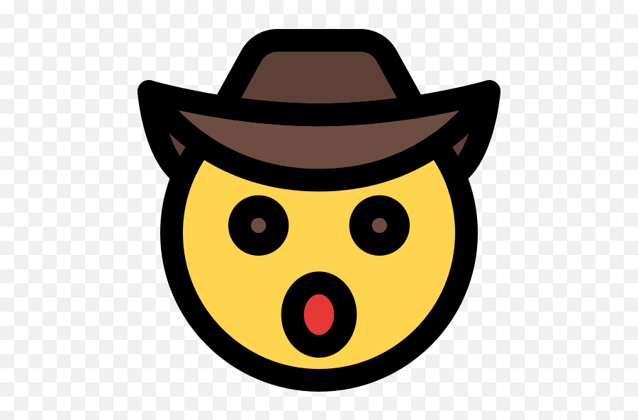 Amazed - Cockfosters Tube Station Emoji,Cowboy Hat Emoji Transparent