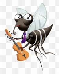 Home - Bugs Playing Instrument Clip Art Emoji,Violin Trumpet Saxophone Emoji Pop