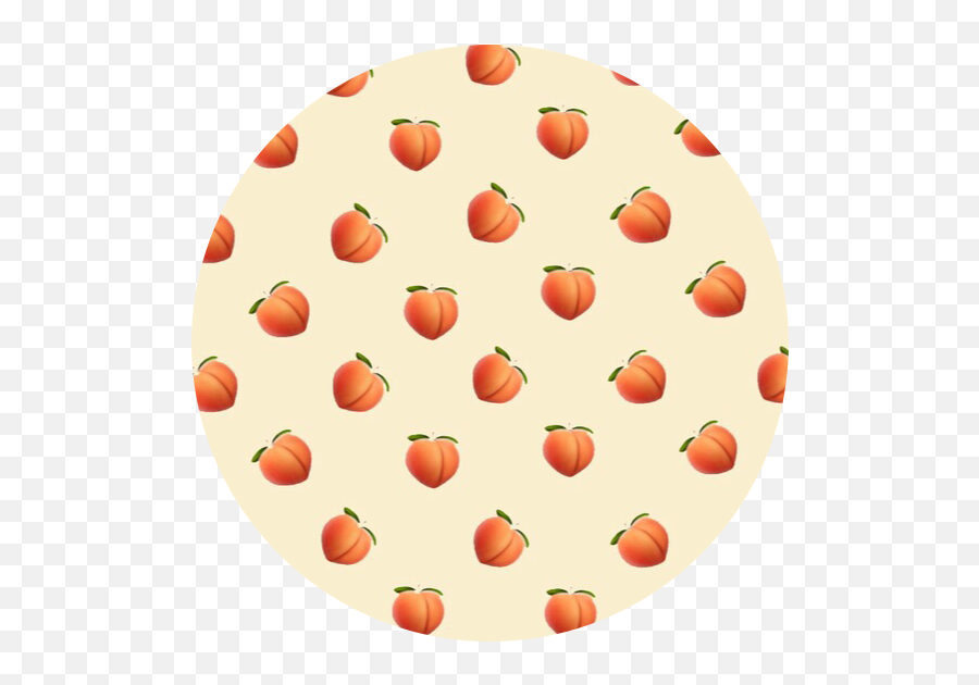Peachy Peach Orange Aesthetic Emoji Sticker By - Dot,Orange Emoji