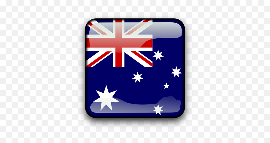 Australia Vector Flag Button - Australia Map Flag Vector Emoji,Guess The Emoji Flag Train Flag