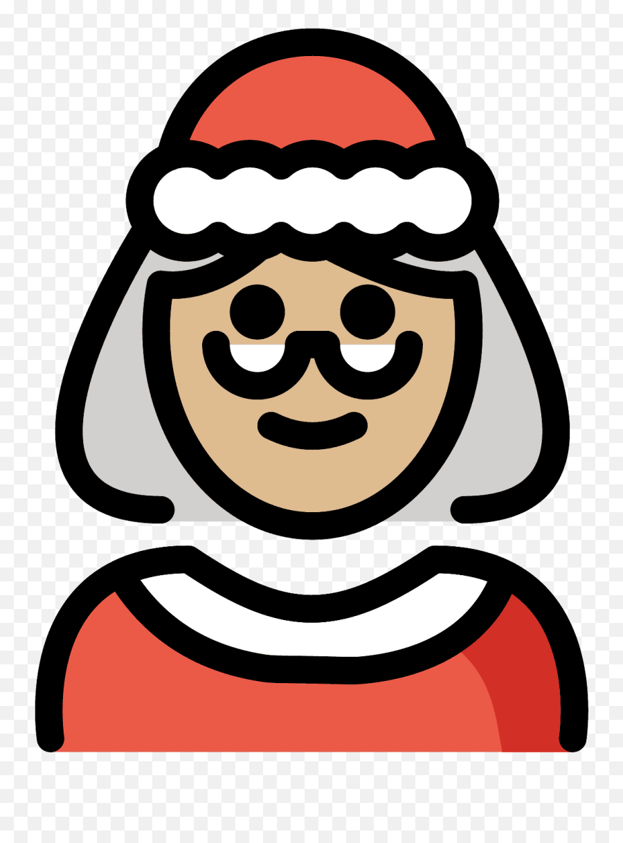 Mrs - Dessin Facile De La Mère Noël Emoji,Emojis Navide?os Mrs - Dessin Facile De La Mère Noël Emoji,Emojis Navide?os
