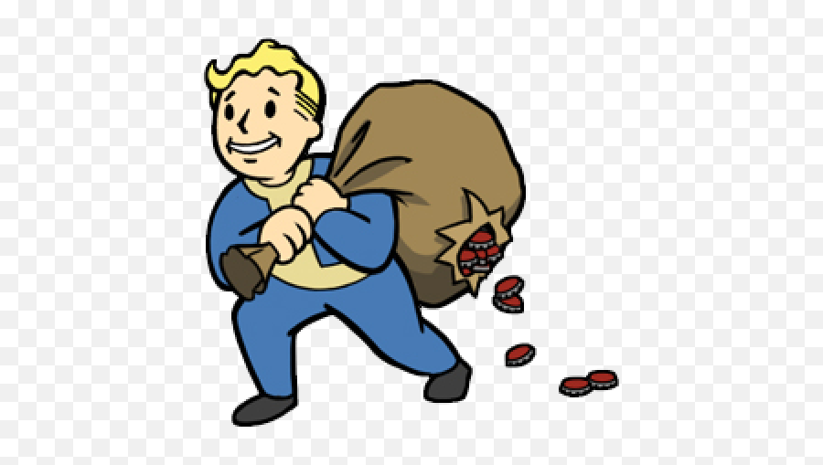 Vault Boy Images Posted - Fallout Vault Boy Caps Emoji,Pip Boy Emoji