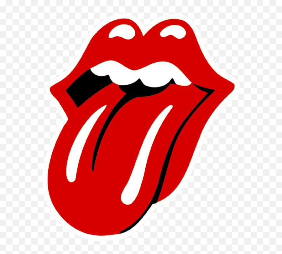 Lipstick Clipart Emoji - Transparent Brandy Melville Rolling Stones Logo,Blushing Emoticon Japanese