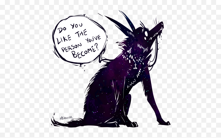 Desolate Cold - Do You Like The Person You Ve Become Wolf Emoji,Emotion Drawings Tumblr