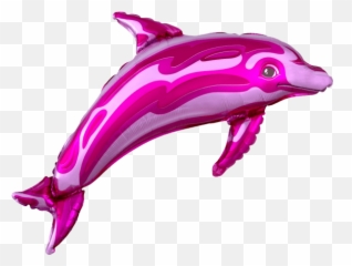 Pink Dolphin 37 Mylar Foil Balloon - Pink Dolphin Foil Balloon Emoji,Dolphin Emoji