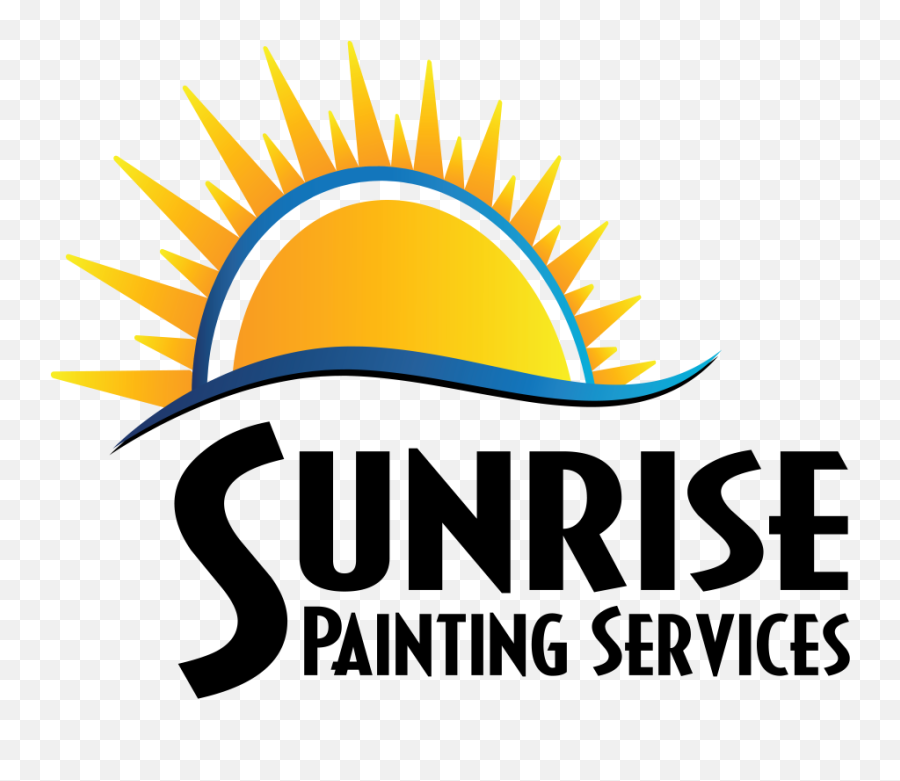 Sunrise Painting Services Inc - Logo With Sunrise Clipart Logo Sun Rise Png Emoji,Sunrise Emoji