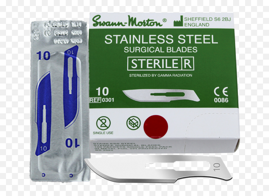 Dermaplaning Stainless Steel - Stainless Steel Surgical Blades Swann Morton 10r 100 Emoji,Blade & Soul Emojis