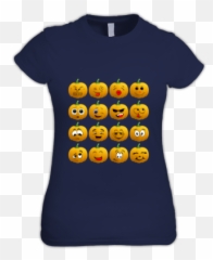 Halloween Pumpkin Emoji - Happy,Pickleball Emoji