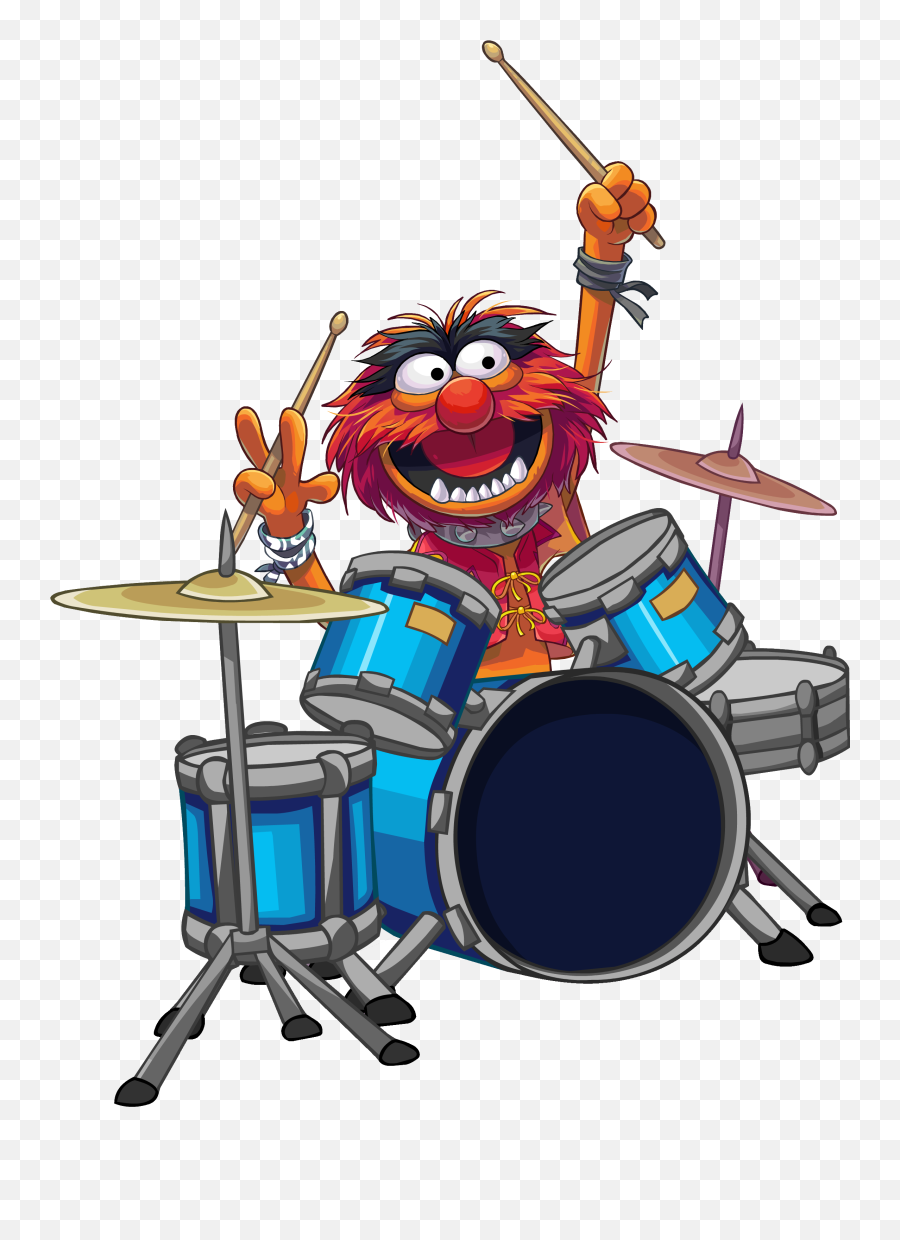 Drum Clipart Drum Notes Drum Drum - Muppets Animal Drumming Emoji,Drum Emoji