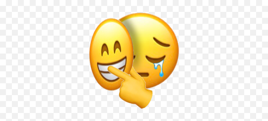 The Most Edited Unhappy Picsart - Happy Emoji,Qq App Sticker Emoticon