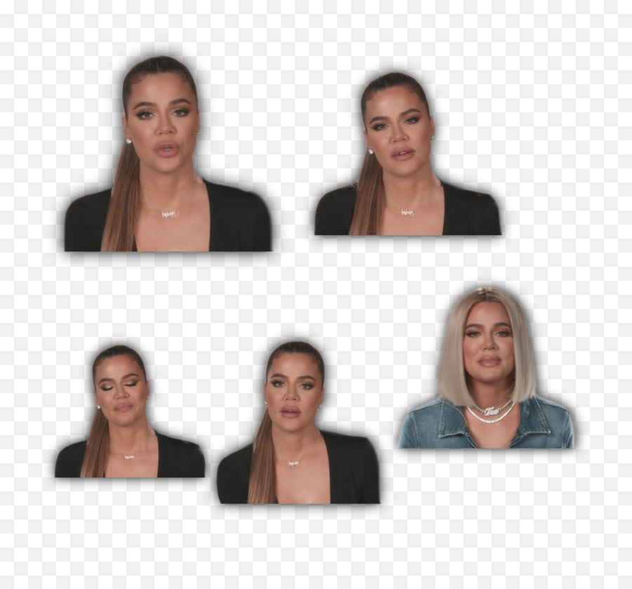 Khloé Kardashian Sticker - Hair Design Emoji,Kuwtk Emojis