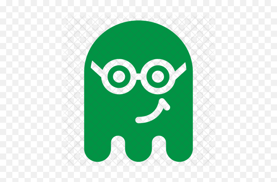 Geek Emoji Icon Of Flat Style - Szczeliniec Wielki,Man Boy Ghost Emoji