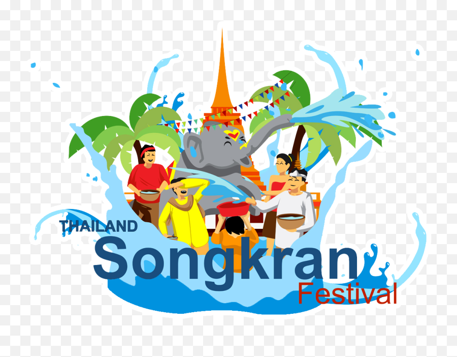 Songkran Vector Free Download Clipart - Songkran Icon Emoji,Toothferry Facebook Emojis