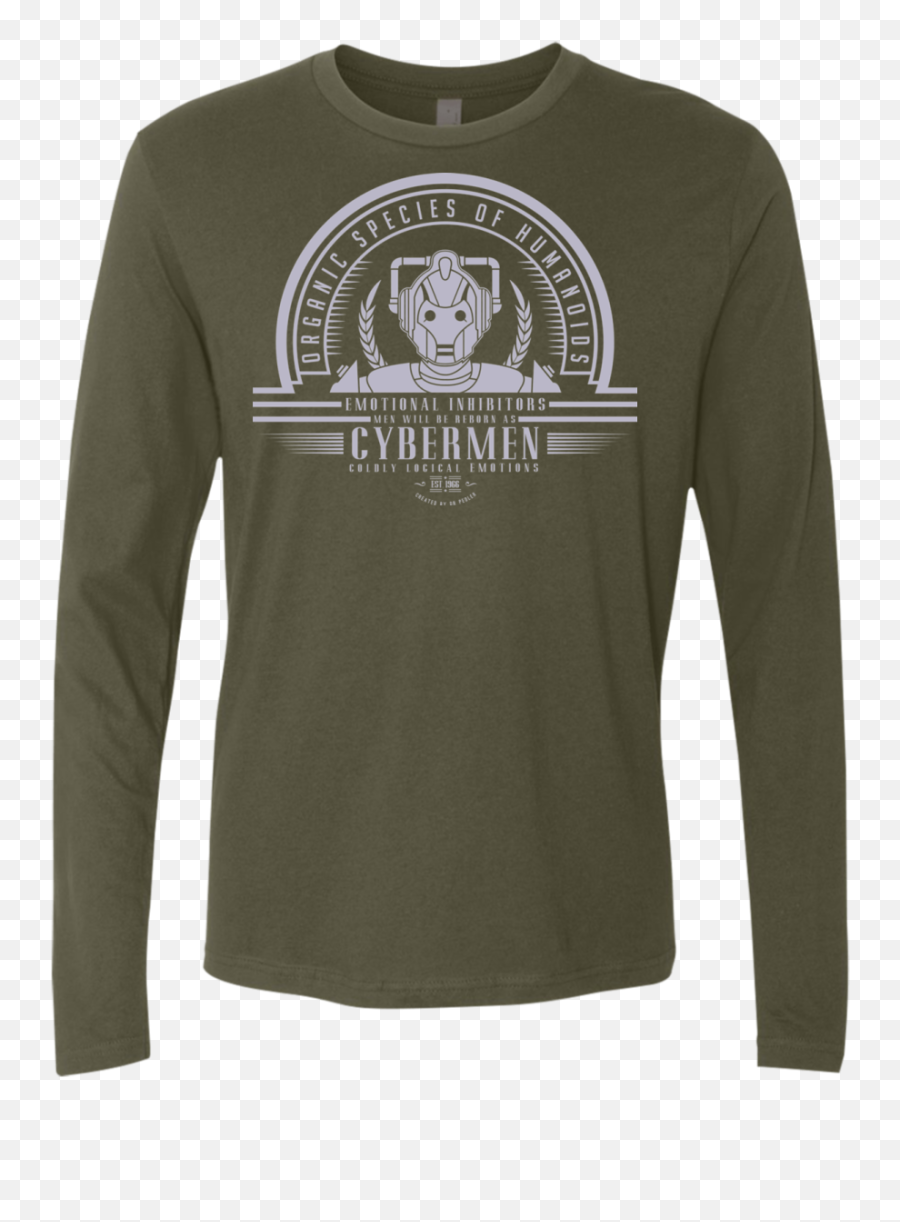 Premium Long Sleeve - Long Sleeve Emoji,Cyberman Emotion Inhibitor