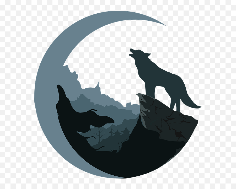 Leaping Wolf Leap Lunge Pounce - Zodiac Earth Signs Wolves Emoji,How To Draw Wolf Emotions
