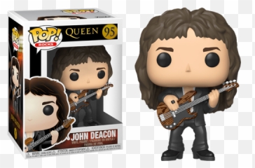 Funko Pop Jimmy Page Shop Clothing - John Deacon Funko Pop Queen Emoji,Jimmy Page With Guitar Showing Emotion Pics