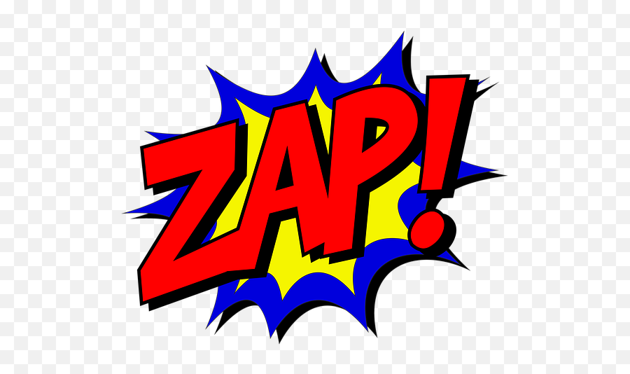 Pow Comic Comic Book Fight Explosion - Zap Comic Png Emoji,Batman Emotion