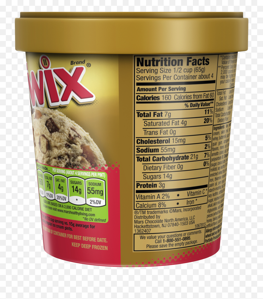 Twix Caramel Flavored Light Ice Cream - Walmartcom Twix Ice Cream Nutrition Facts Emoji,Walmart Chocolate Ice Cream Emoji