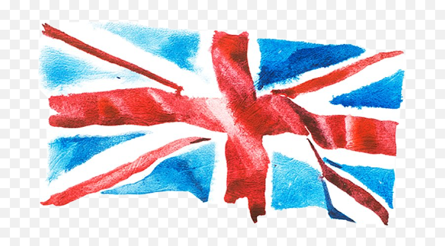 Sticker By Lily Scott - British Flag Hand Drawn Emoji,England Flag Emoji