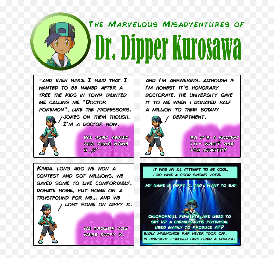 The Marvelous Misadventures Of Dr Dipper Kurosawa - The Sharing Emoji,Whos That Pokemon Emoji