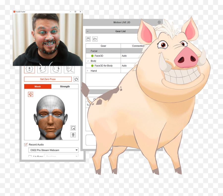 Cartoon Animator 4 - Characer Animation Emoji,Cute Pictures Of Cartoon Emotions Of Pigs