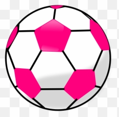 Pink Soccer Ball Clip Art - Clip Art Library Emoji,Soccer Ball Emojis
