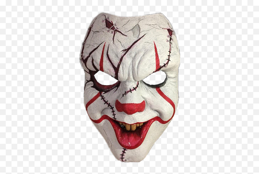 Pennywise Chucky Stitched Mask Png Official Psds Emoji,Pennywise Emoji Transparent