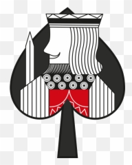 King And Queen Cards Matching Shirts For Couples Emoji,Queen Of Spades Emoji