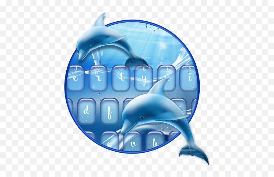Amazoncom Cute Ocean Dolphin Keyboard Theme Appstore For - Common Bottlenose Dolphin Emoji,Cute Love Emoji Messages