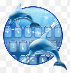 Amazoncom Cute Ocean Dolphin Keyboard Theme Appstore For - Common Bottlenose Dolphin Emoji,Cute Love Emoji Messages