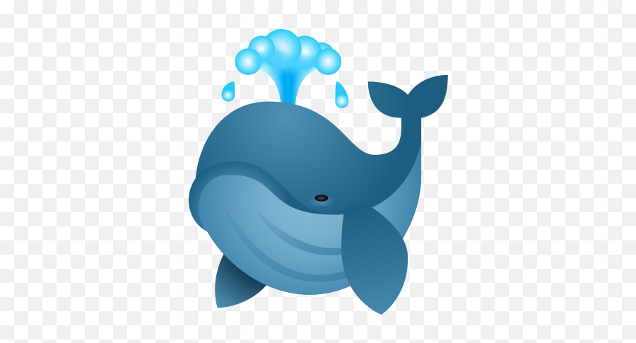 Téléchargement Gratuit En Png Et Vecteurs - Bottlenose Dolphin Emoji,Spouting Whale Emoji