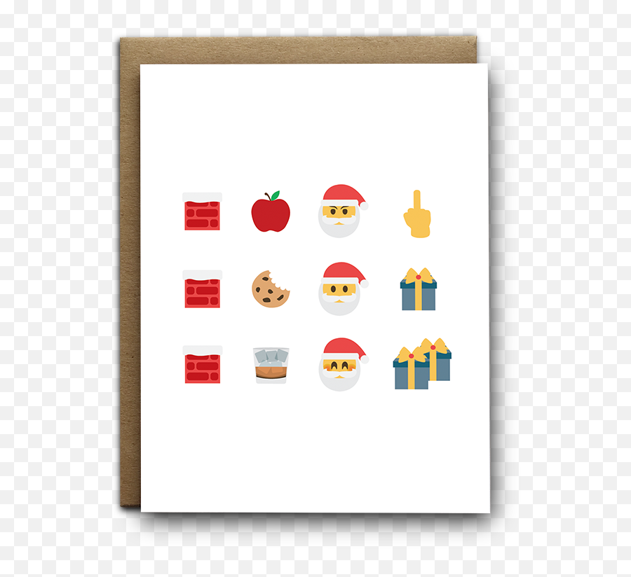 Emoji Santa Story - Horizontal,Santa Emoji