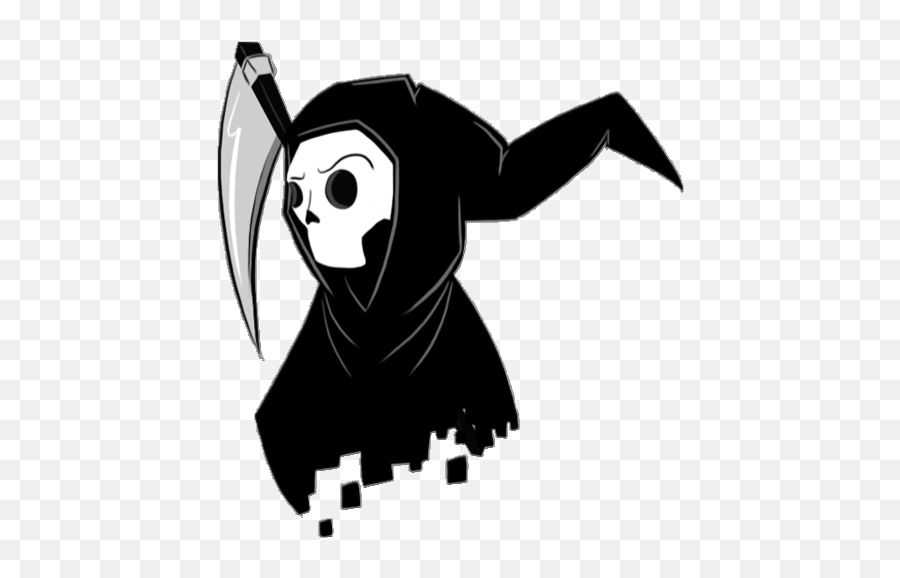 Top Death Scythe Stickers For Android - Cartoon Grim Reaper Gif Emoji,Scythe Emoji