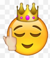 Emoji Sticker By S A D F O X Y - Apple Iphone Middle Finger Emoji,Emoji 102