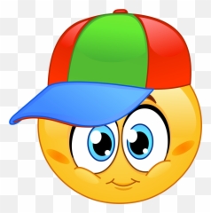 Baseball Cap Emoji Sticker - Emoji Com Bone Png,Blue Cap Emoji