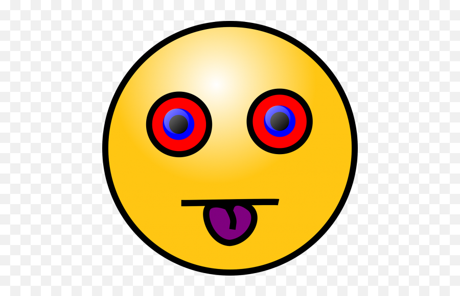 Emoticontonguefaceroundyellow - Free Image From Needpix Emoticon Emoji,Tongue Sticking Out Emoji
